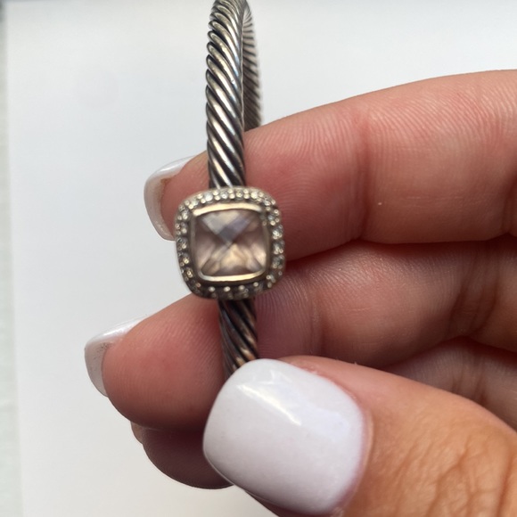 David yurman Morganite stone and silver - Picture 2 of 5